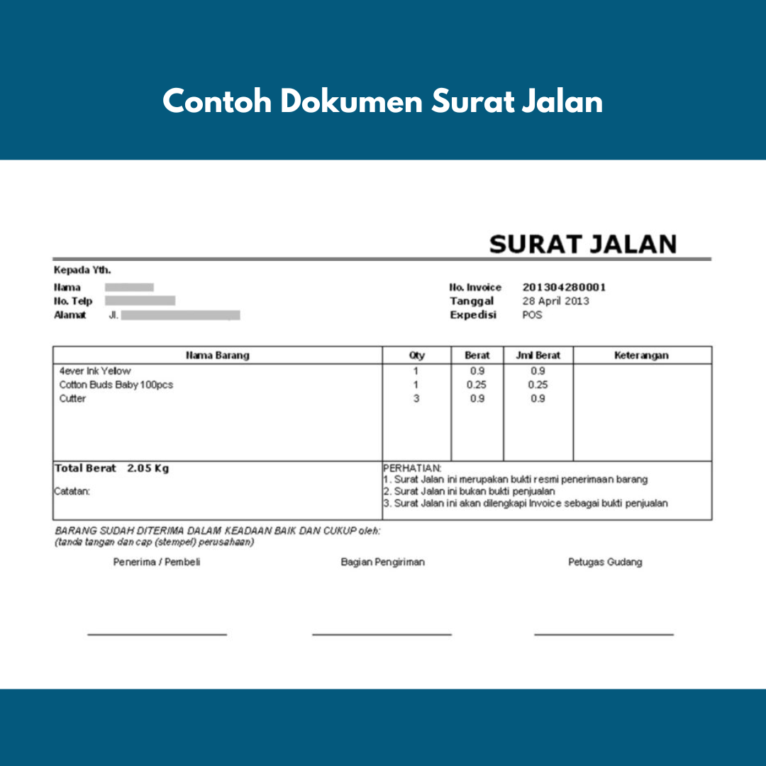 Apa Itu Surat Jalan? Inilah Pengertian, Fungsi Dan Komponennya - SABANG ...